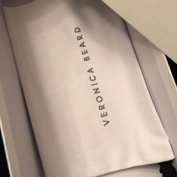 NEW Veronica Beard Griffin White Loafers Sz 9 Croc Preppy Coastal Work Resort - Picture 5 of 9